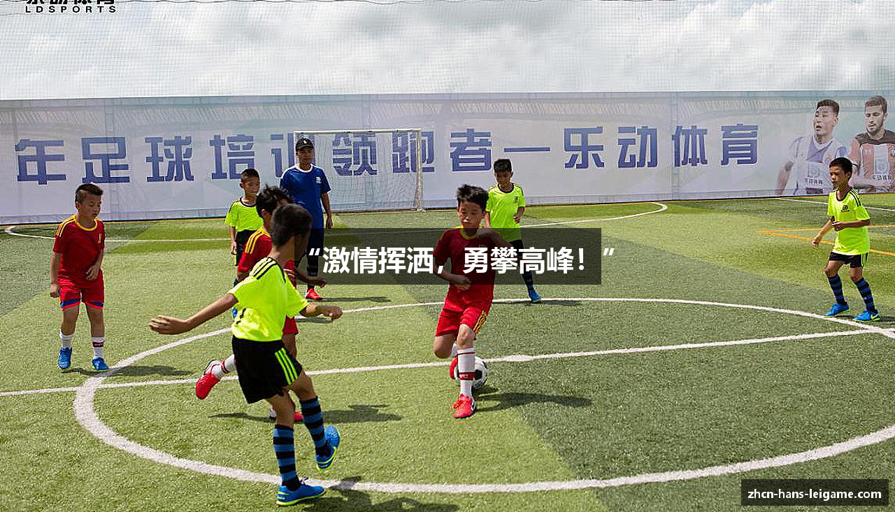 “激情挥洒，勇攀高峰！”